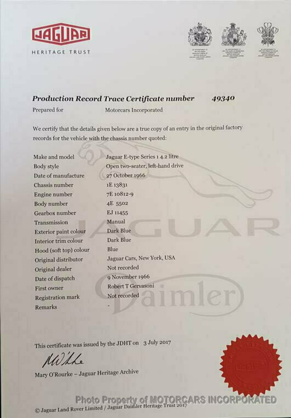 1967 Jaguar E-Type 1967 JAGUAR S1 E-TYPE OTS, SHOW WINNER - 21814545 - 24