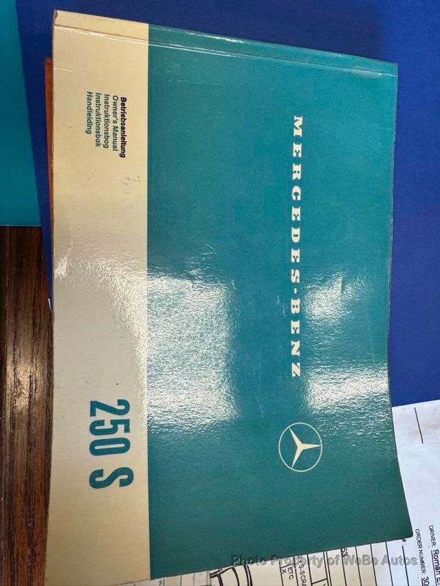 1967 Mercedes-Benz 250 Long Term ownership with original documents - 23023443 - 36