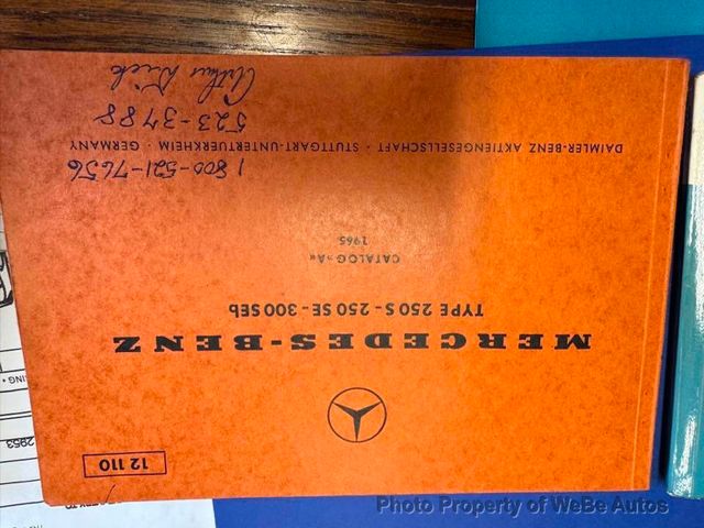 1967 Mercedes-Benz 250 Long Term ownership with original documents - 23023443 - 37