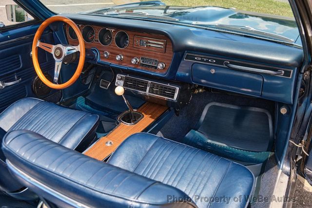 1967 Pontiac GTO Convertible Original 400 V8, 4 Speed, Cold AC - 22431092 - 13