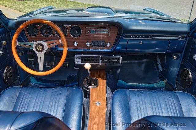 1967 Pontiac GTO Convertible Original 400 V8, 4 Speed, Cold AC - 22431092 - 79