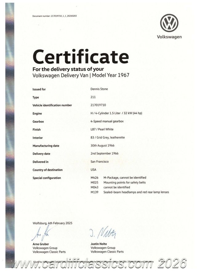 1967 Volkswagen Panel Bus  - 22980410 - 99