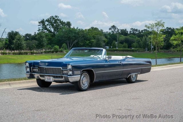 1968 Cadillac Deville Convertible - 22481346 - 0