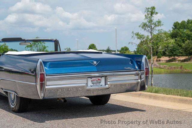 1968 Cadillac Deville Convertible - 22481346 - 72