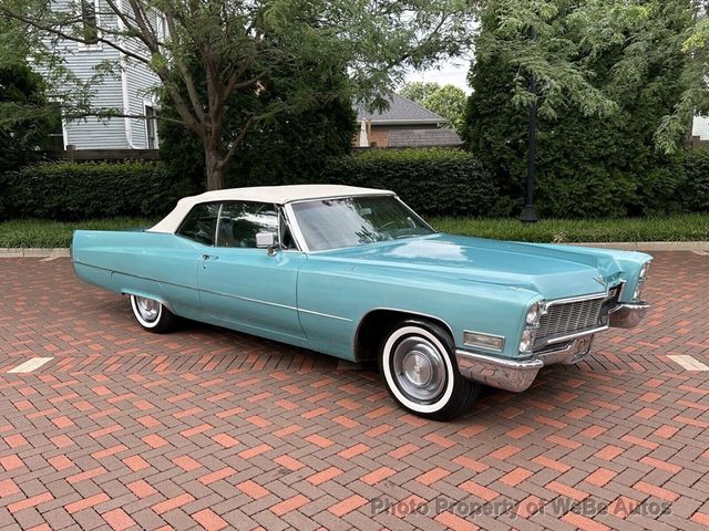 1968 Cadillac DeVille Convertible For Sale - 22531678 - 1