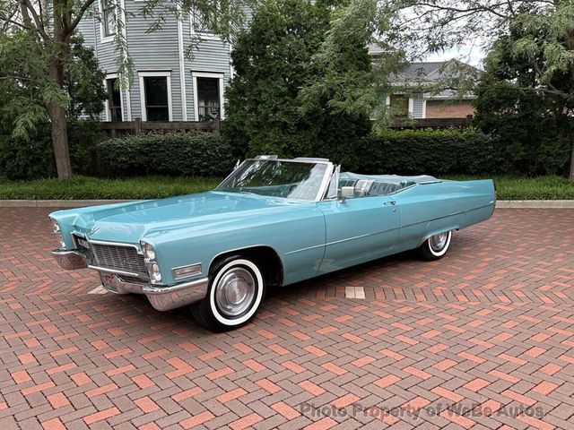 1968 Cadillac DeVille Convertible For Sale - 22531678 - 2