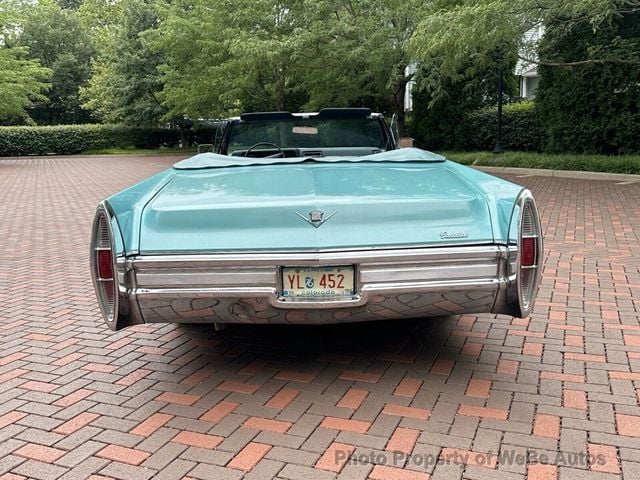 1968 Cadillac DeVille Convertible For Sale - 22531678 - 7