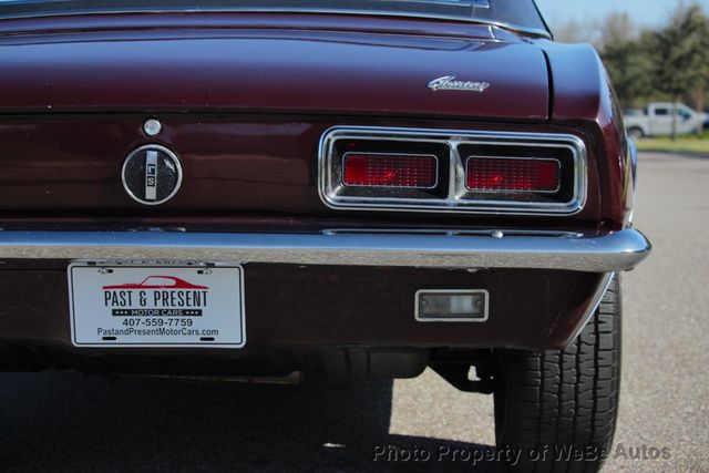 1968 Chevrolet Camaro RS Matching Numbers 327 Automatic - 22958685 - 39