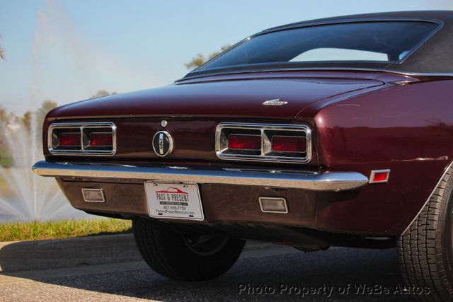 1968 Chevrolet Camaro RS Matching Numbers 327 Automatic - 22958685 - 41