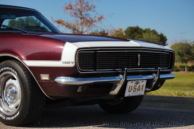 1968 Chevrolet Camaro RS Matching Numbers 327 Automatic - 22958685 - 46