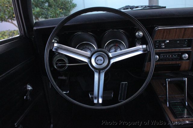 1968 Chevrolet Camaro RS Matching Numbers 327 Automatic - 22958685 - 63