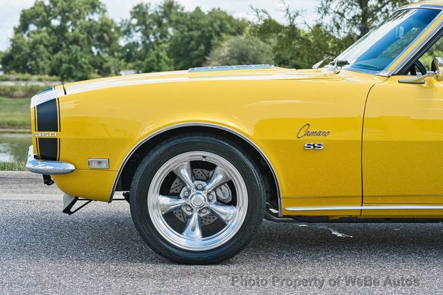 1968 Chevrolet Camaro SS Highly Restored, Original Window Sticker and Protect-O-Plate, 383 Stroker! - 23031833 - 18