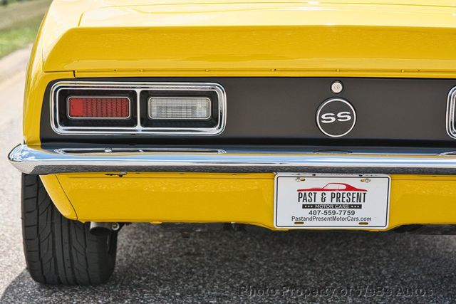 1968 Chevrolet Camaro SS Highly Restored, Original Window Sticker and Protect-O-Plate, 383 Stroker! - 23031833 - 26