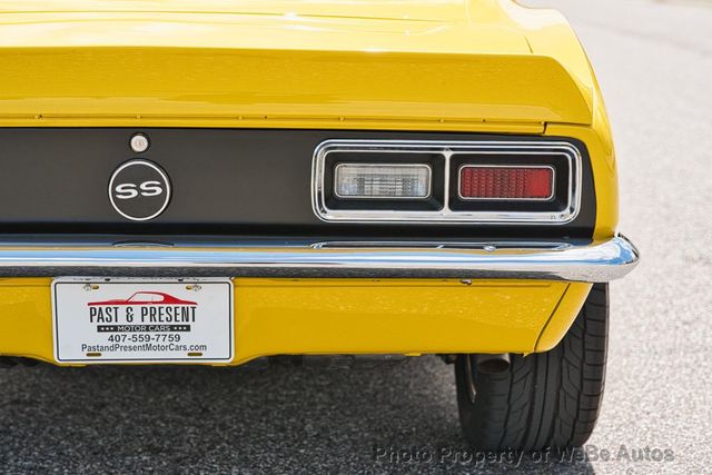 1968 Chevrolet Camaro SS Highly Restored, Original Window Sticker and Protect-O-Plate, 383 Stroker! - 23031833 - 27