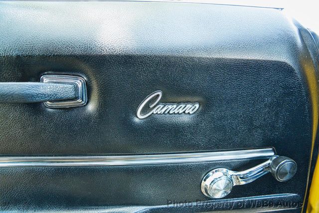 1968 Chevrolet Camaro SS Highly Restored, Original Window Sticker and Protect-O-Plate, 383 Stroker! - 23031833 - 49