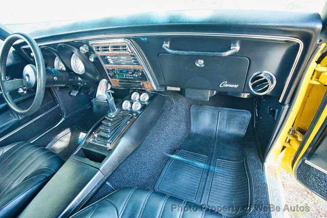 1968 Chevrolet Camaro SS Highly Restored, Original Window Sticker and Protect-O-Plate, 383 Stroker! - 23031833 - 65