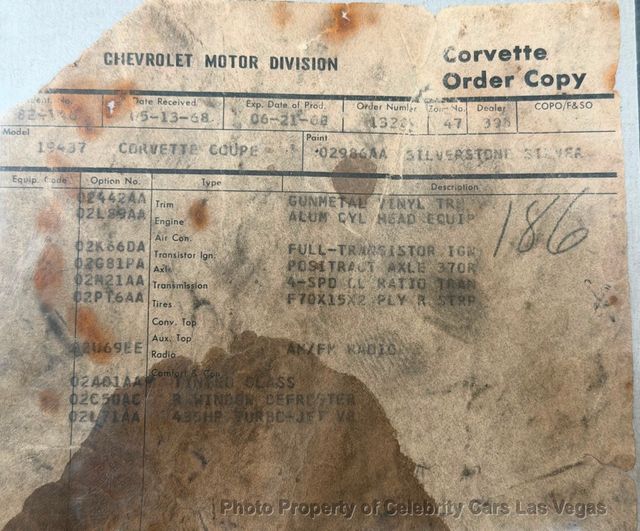 1968 Chevrolet Corvette  - 22977980 - 55