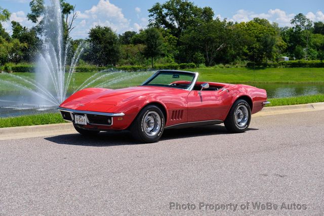 1968 Chevrolet Corvette Convertible Matching Numbers 4 Speed - 22555674 - 1