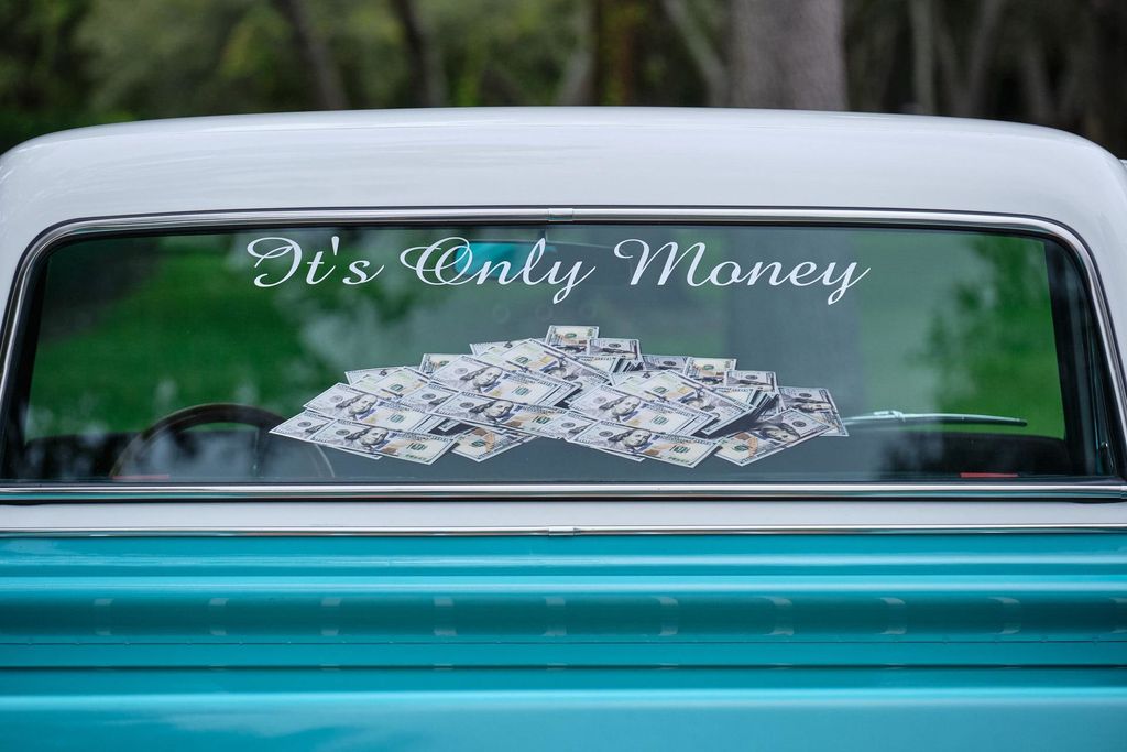 It's only money decal