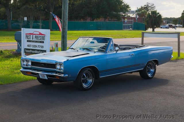 1968 Used Plymouth GTX Convertible, 440 Big Block, 727