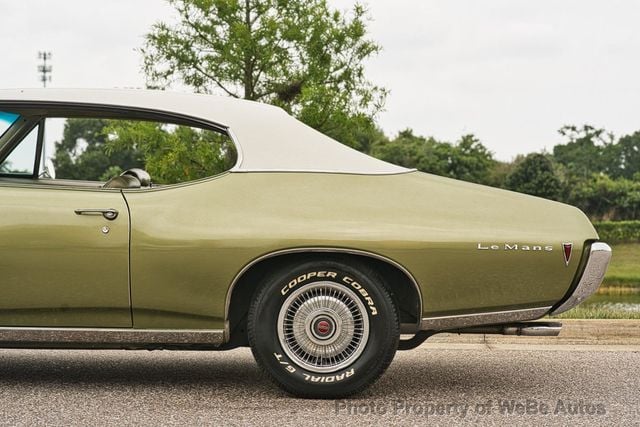 1968 Pontiac Lemans Bucket Seats, Factory AC, Low Miles - 23027897 - 27