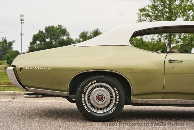 1968 Pontiac Lemans Bucket Seats, Factory AC, Low Miles - 23027897 - 40