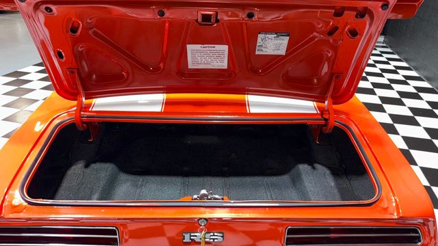 1969 Chevrolet Camaro 1st GENERATION RS HUGGER ORANGE AC BUCKETS - 22921261 - 4