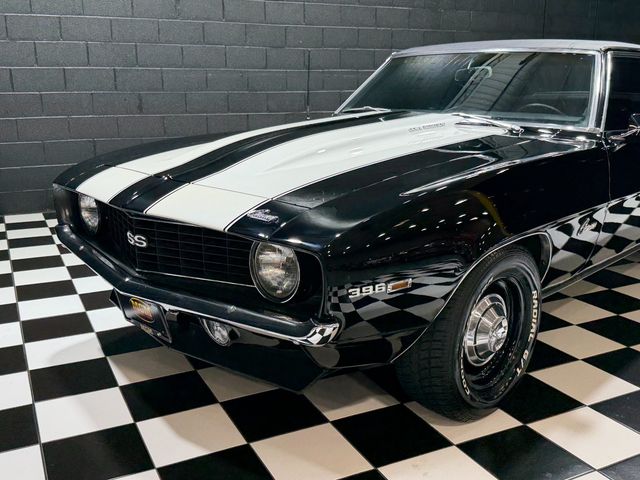 1969 Chevrolet Camaro BIG BLOCK 396 V8 - TUXEDO BLACK - 23085288 - 6