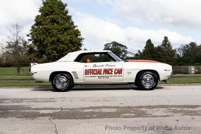 1969 Chevrolet Camaro Convertible S/SS Pace Car Convertible - 22536849 - 20