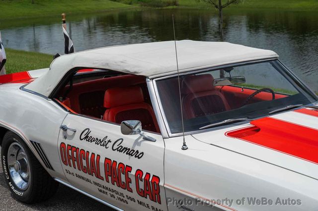 1969 Chevrolet Camaro Convertible S/SS Pace Car Convertible - 22536849 - 79