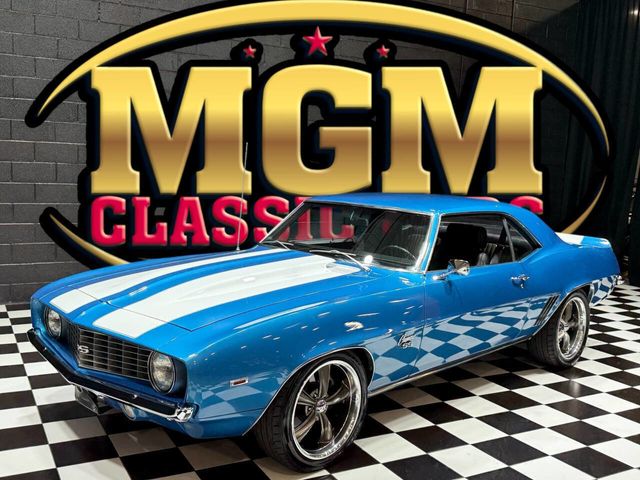 1969 Chevrolet Camaro LEMANS BLUE COLD AC REAL SHARP MUSCLE CAR!!! - 22940462 - 0