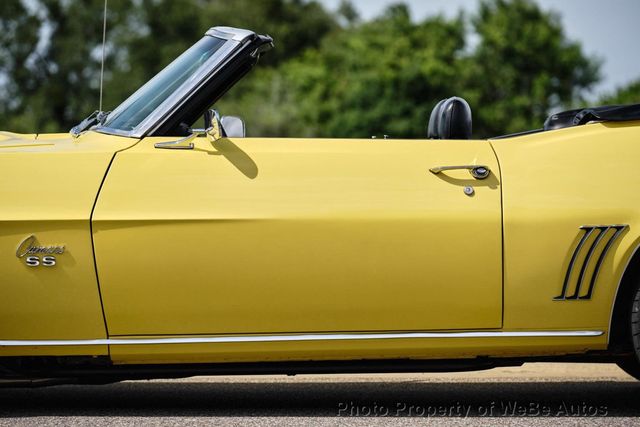 1969 Chevrolet Camaro SS Convertible Restored - 22107670 - 37