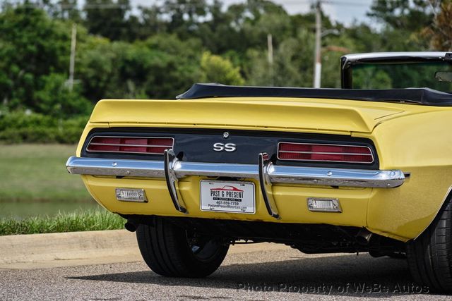 1969 Chevrolet Camaro SS Convertible Restored - 22107670 - 57