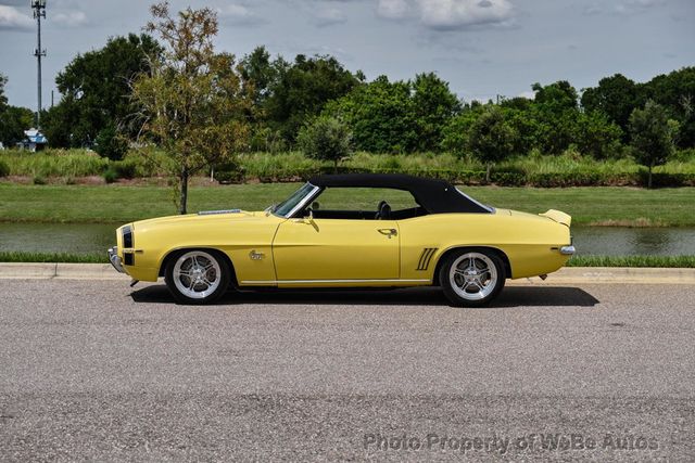 1969 Chevrolet Camaro SS Convertible Restored - 22107670 - 62