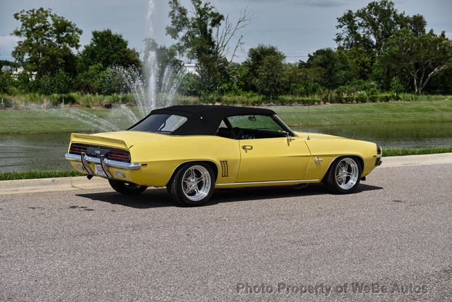 1969 Chevrolet Camaro SS Convertible Restored - 22107670 - 72