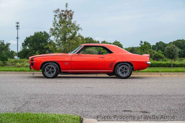 1969 Chevrolet Camaro SS X22 396 Big Block 4 Speed - 22600232 - 4