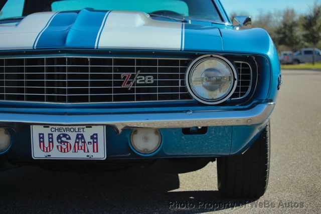 1969 Used Chevrolet Camaro Z28 Real X77 Z28, 4-Speed, Lemans Blue