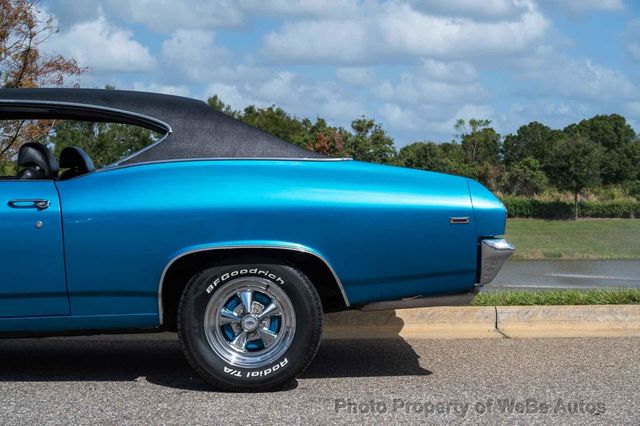 1969 Chevrolet Chevelle SS Matching Numbers 396, Protecto Plate, 4 Speed - 22660463 - 14