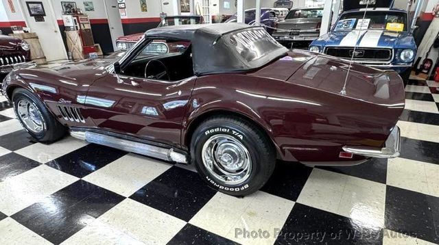 1969 Chevrolet Corvette Convertible Matching - 23058305 - 12