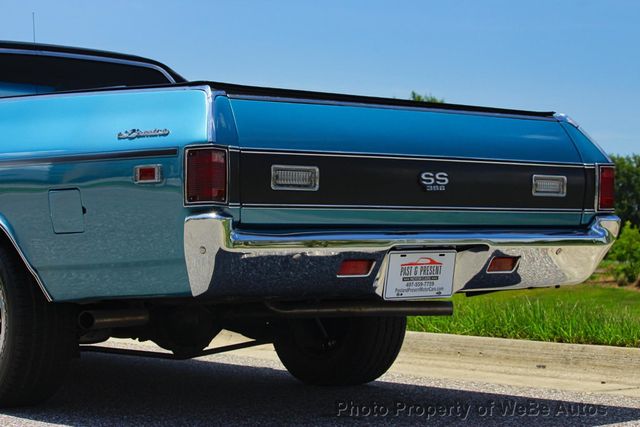 1969 Chevrolet El Camino SS 396 Big Block V8, Factory A/C, Power Windows - 23057752 - 22
