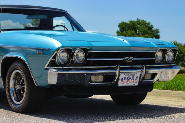 1969 Chevrolet El Camino SS 396 Big Block V8, Factory A/C, Power Windows - 23057752 - 38