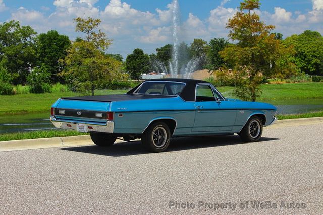 1969 Chevrolet El Camino SS 396 Big Block V8, Factory A/C, Power Windows - 23057752 - 4