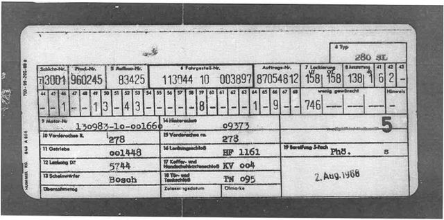 1969 Mercedes-Benz 280 SL  - 19500370 - 37