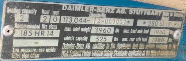 1969 Mercedes-Benz 280SL Pagoda  - 18448725 - 42