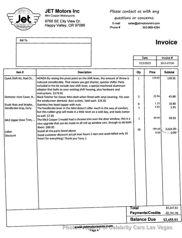 1969 MINI Morris mini cooper Restomod Honda D16 engine swap  - 22946737 - 57