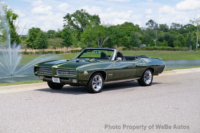 1969 Pontiac GTO Convertible Restored with AC - 22399399 - 0