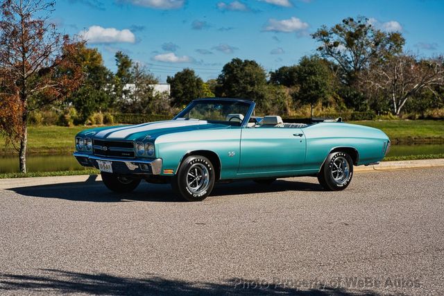 1970 Chevrolet Chevelle Convertible LS6 Frame off Restored - 22987354 - 14