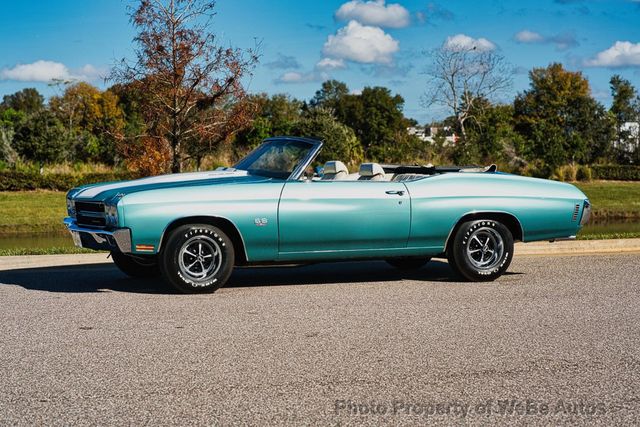 1970 Used Chevrolet Chevelle Convertible LS6 Frame off Restored at