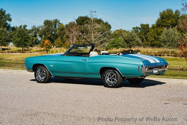 1970 Chevrolet Chevelle Convertible LS6 Frame off Restored - 22987354 - 18