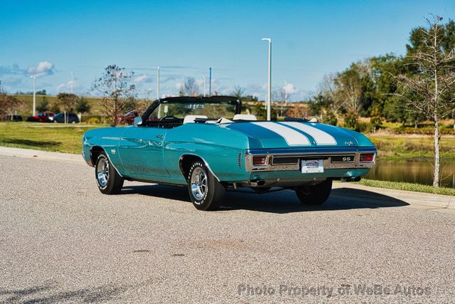 1970 Chevrolet Chevelle Convertible LS6 Frame off Restored - 22987354 - 20